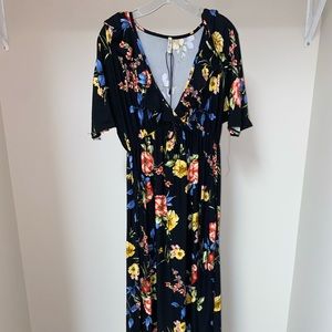 Black Floral Dress